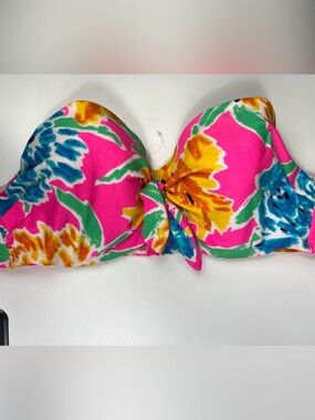 Aerie Multicolor Floral Bikini Top 36 C